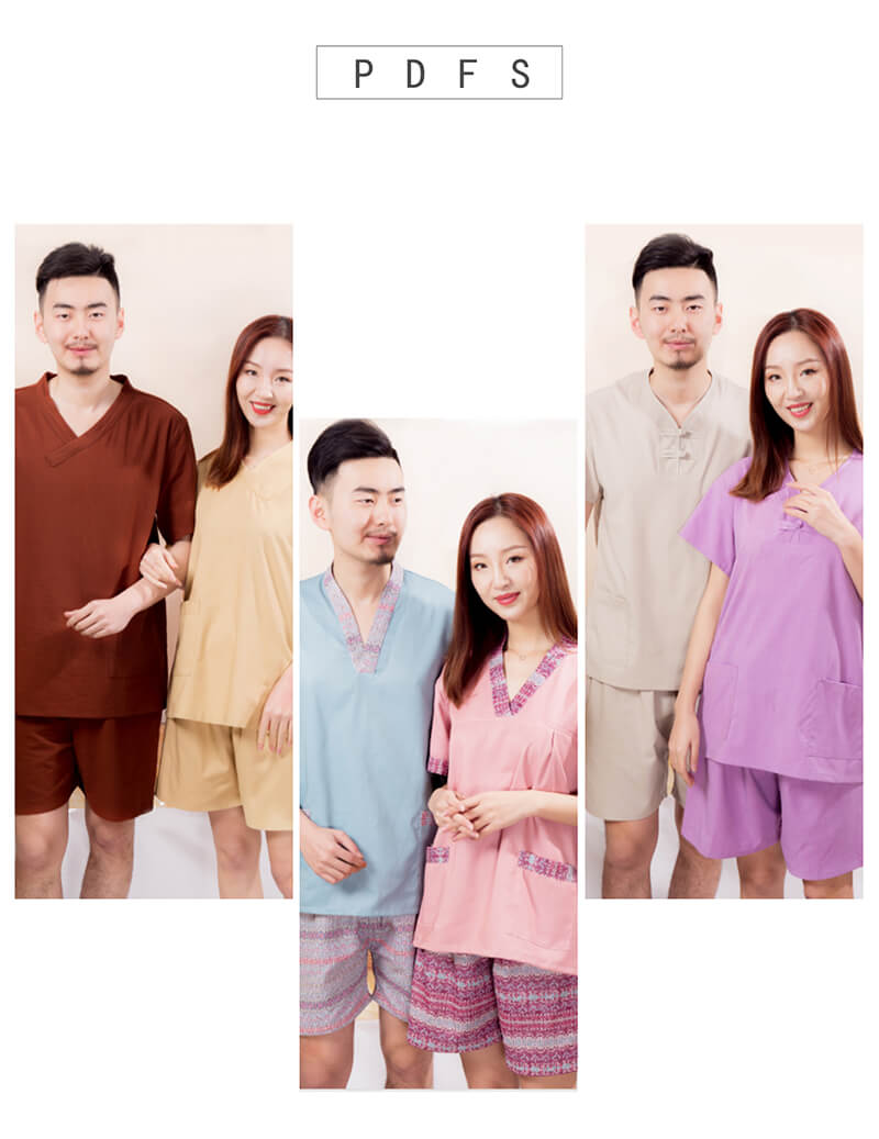 美容院工作服（美容院對(duì)美容師工作服的要求/美容院工作制服款式圖）